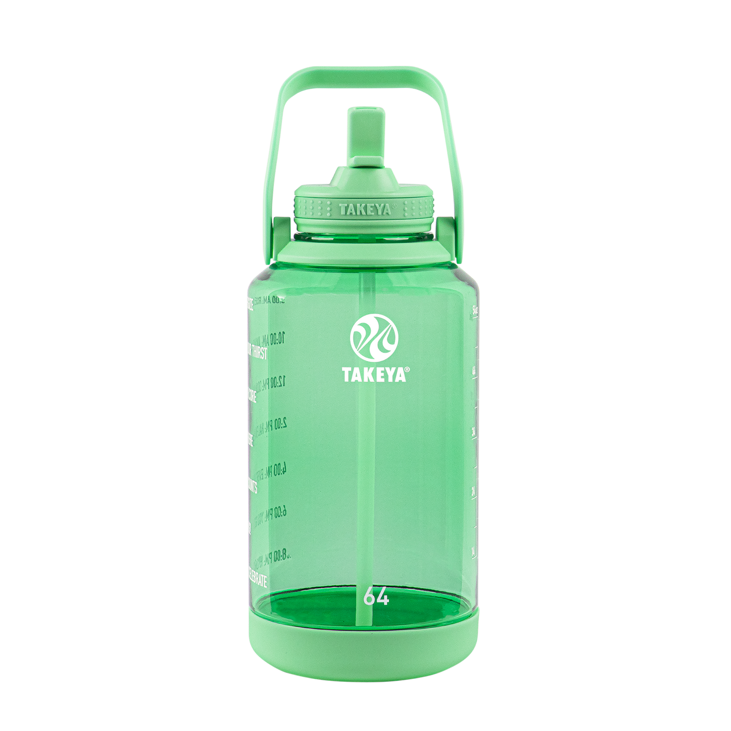 tritan-motivational-water-bottle-with-straw-lid-e8 54101-Tritan-Straw-Motivational-64-PistactioGreen-front.png