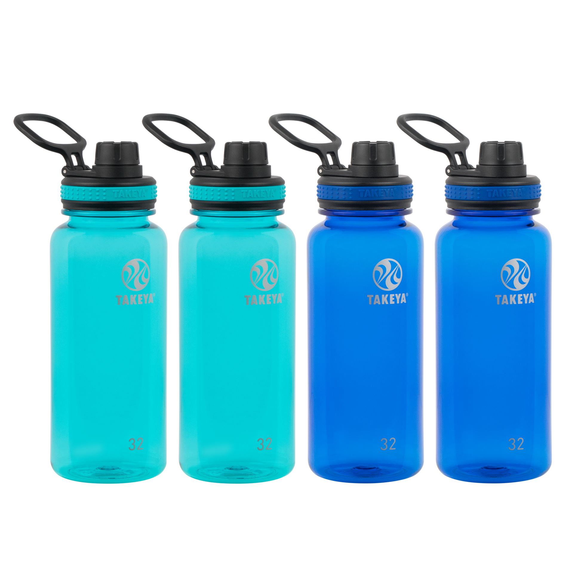 tritan-water-bottle-with-spout-lid-4-pack-o4 50276-Tritan-Spout-32-4pk-Ocean-Royal-angle.png