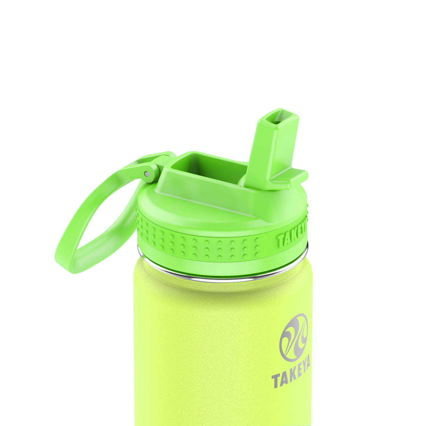 actives-kids-glow-in-the-dark-water-bottle-with-straw-lid-o4 51075-Actives-Kids-Straw-18-GID-LightningGreen-closeup.png