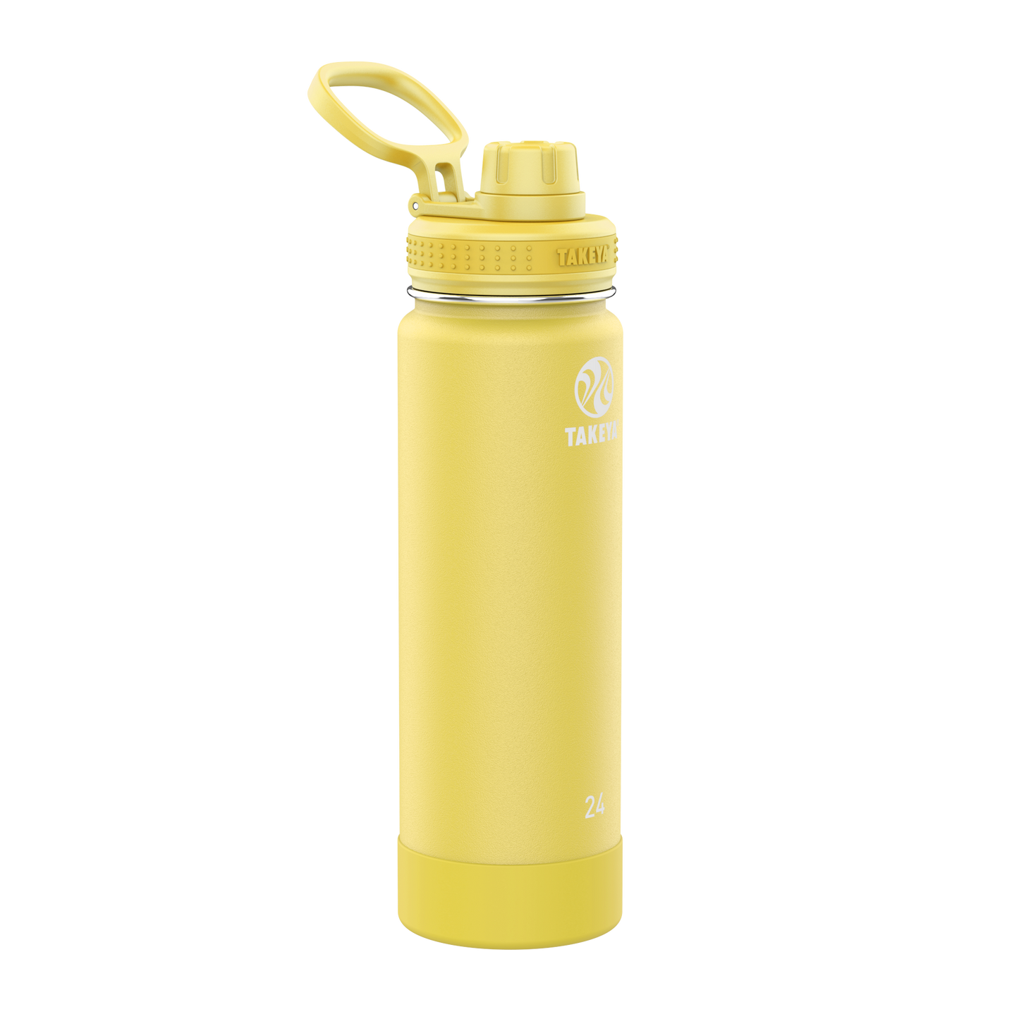 actives-water-bottle-with-spout-lid-y7 51187-Actives-Spout-24-Canary-angle.png