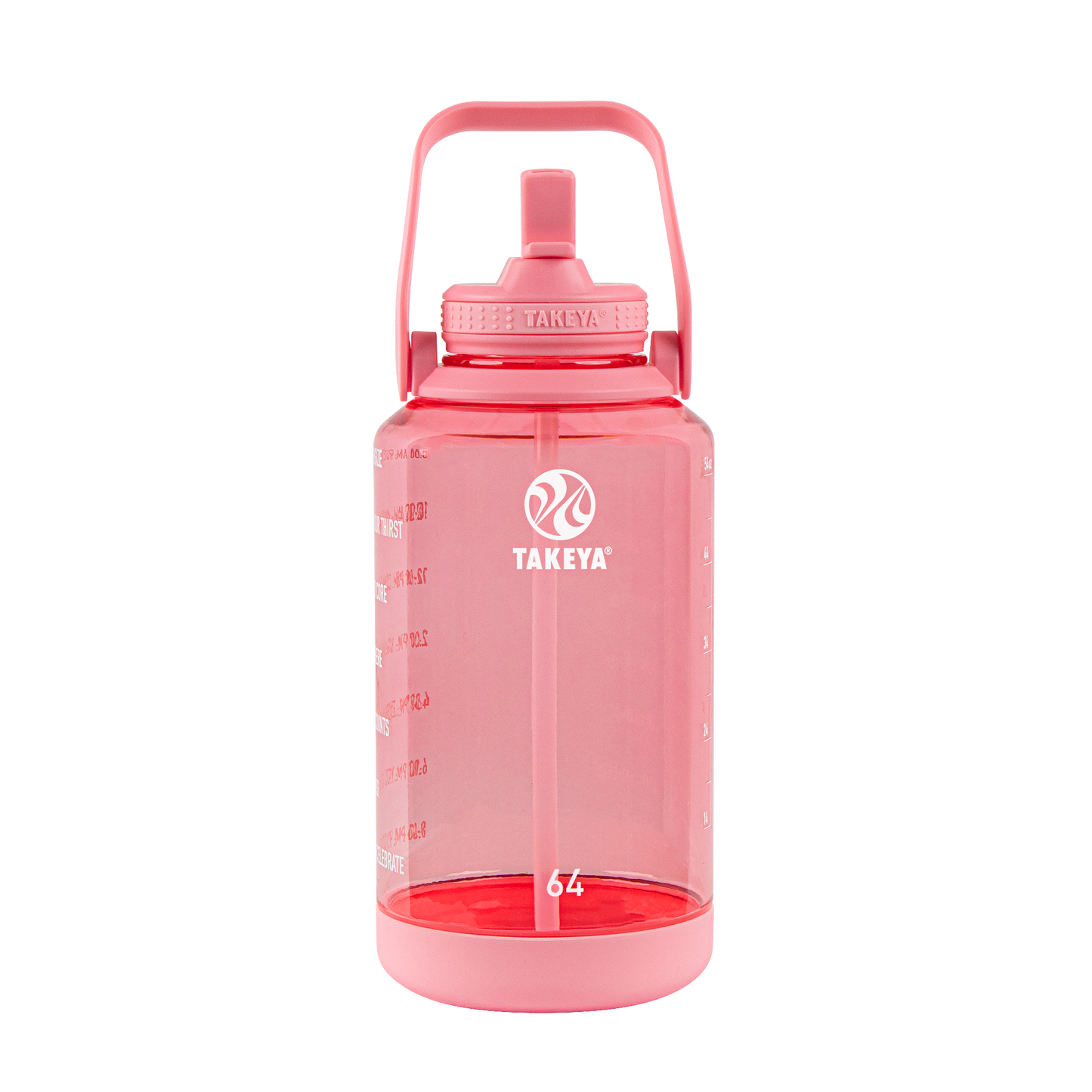 tritan-motivational-water-bottle-with-straw-lid-e8 54143-Tritan-Straw-Motivational-64-FlutterPink-front.png