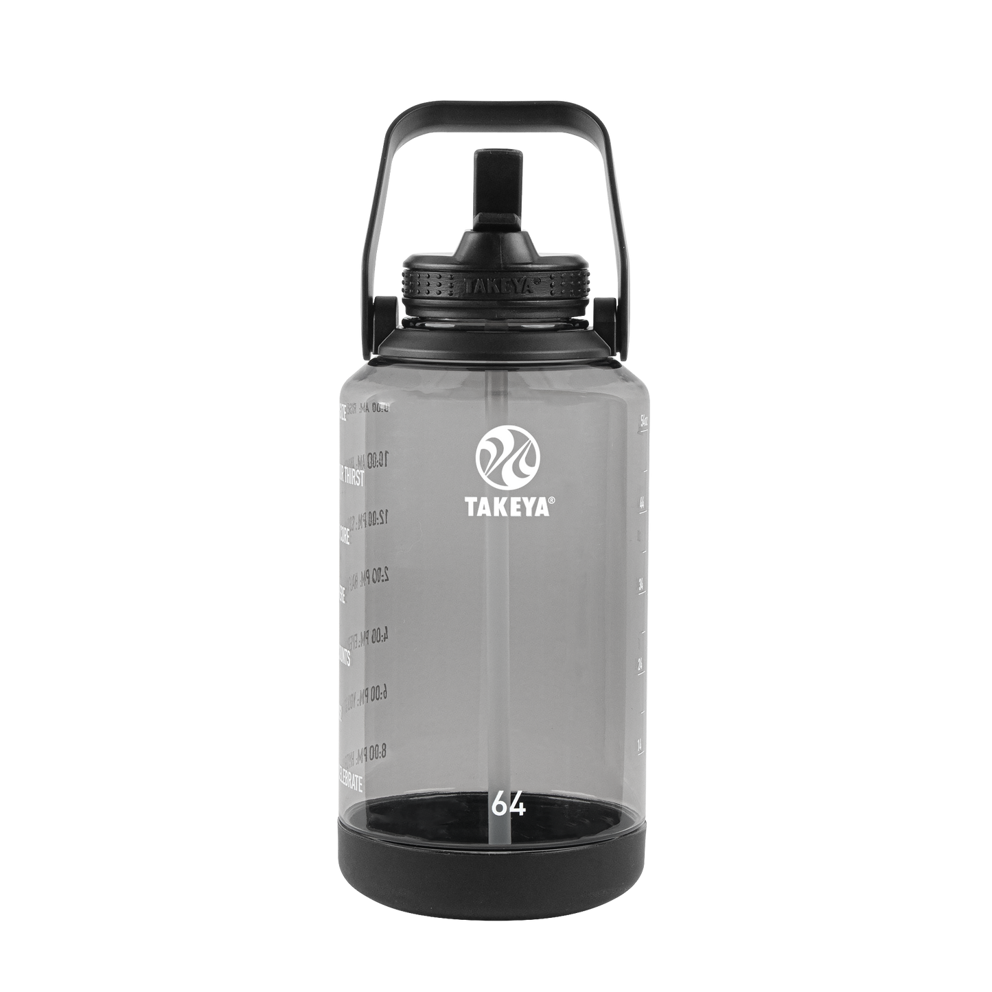tritan-motivational-water-bottle-with-straw-lid-e8 54145-Tritan-Straw-Motivational-64-StormyBlack-front.png
